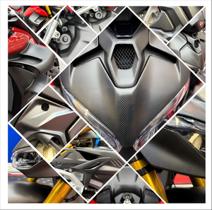 Carénage de remplacement en fibre de <span class=keywords><strong>carbone</strong></span> véritable Carbonart pour <span class=keywords><strong>DUCATI</strong></span> Streetfighter V4 2025 2026 – Kit carénage complet et garde-boue - Product Image 2