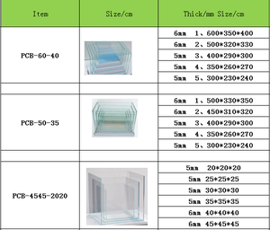 Aquaria & Accessoires <span class=keywords><strong>Aquarium</strong></span> Ultra Helder Glas Types Aangepaste Fabriek Prijs Alle Kartonnen Doos Vierkant 6Mm <span class=keywords><strong>Aquarium</strong></span> 5 In 1 - Product Image 5