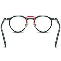 Gafas de acetato Borregls para mujer, montura de diseñador de marca, gafas de alta calidad, tamaño pequeño, ojo de gato, gafas ópticas 19197