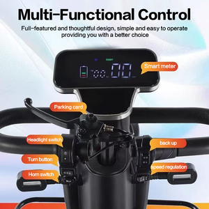 <span class=keywords><strong>Cuatriciclo</strong></span> Eléctrico Familiar Abierto, Motor de 500W, Velocidad Máxima 30km/h, Autonomía 40-50km, Amortiguadores Hidráulicos Delanteros, Conducción Cómoda, 2 Plazas - Product Image 5