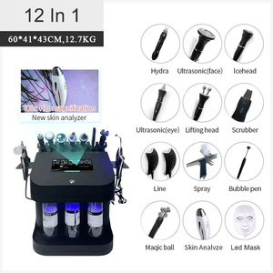 Nouvelle conception 10 en <span class=keywords><strong>1</strong></span> Machine de soin du visage par hydrodermabrasion Peeling au diamant Petit pistolet à oxygène à bulles US Nettoyage en profondeur Lifting du visage - Product Image 5