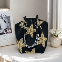 Tas tangan rajut portabel, tas belanja tas ember tenun motif bunga dompet tangan rajut portabel mode baru