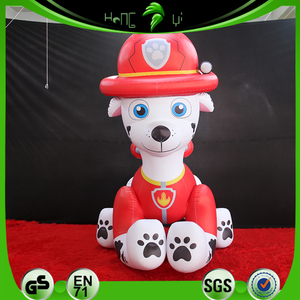 Figurine gonflable personnalisée de chien pompier, modè<span class=keywords><strong>le</strong></span> Marshall de la série Paw Patrol, pour les fans et la décoration - Product Image 2