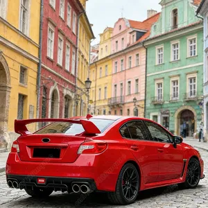 สำหรับ WRX STI VA ปี 2015 2016 2017 2018 2019 2020 2021 ชุดแต่งสปอยเลอร์ลิปดิฟฟิวเซอร์กันชนหลังรถยนต์ - Product Image 5