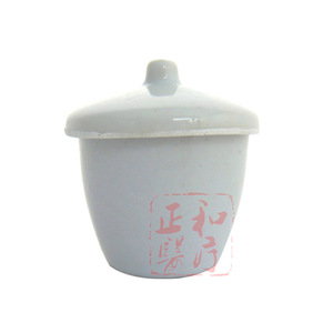 Crisol de cerámica con tapa para experimentos químicos, 20ml, 30ml, 50ml, 100ml - Product Image 3