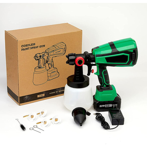 21V 4.0Ah HVLP Cordless Wireless Price Portable Lithium Battery Power Sprayer Multi Function <b>Hand</b> Held <b>Paint</b> Spray Gun Cordless - Product Image 6