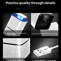 Nouvelle Lampe Anti-Moustiques USB Domestique à Aspiration avec Technologie LED et Attraction Irrésistible pour l'Élimination des Moustiques