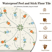 Autocollant mural personnalisé de haute qualité, 3D stéréo, écologique, imperméable, auto-adhésif, papier peint pelable pour la cuisine, la salle de bain, la décoration de la maison