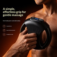Anneau de massage vibrant sans fil à chaleur pour la relaxation musculaire de tout le corps, mini accessoire de fitness portable rechargeable