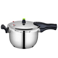Casserole à pression en acier inoxydable 4L/5L, plusieurs spécifications, fond composé, pour cuisinière à gaz et à induction, pour la maison et les hôtels