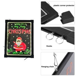 感官LED书写绘图板电子霓虹灯照明可擦板儿童Doddle涂鸦板艺术发光手写板 - Product Image 2