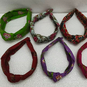 Bandas para el Cabello de Tela de Algodón Estampadas a Mano, Accesorios para el Cabello Suaves, Elegantes y Ecológicos para Mujeres y Niñas - Product Image 1