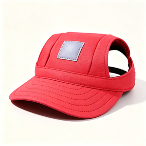 Chapeau de camping pour animaux de compagnie ACE rouge, protection UV, respirant, pour la randonnée estivale en plein air - Product Image 2
