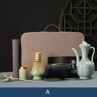 Emballage de cadeau de thé OEM ODM avec logo personnalisé Cérémonie Accessoire en bambou Bol et support pour fouet Matcha Ensemble de thé japonais Matcha