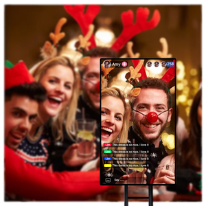 Oem 27 inch tiktok Youtube chiếu di động phát sóng trực tiếp màn hình cảm ứng dòng sống thiết bị phát sóng màn hình tương tác - Product Image 3