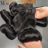 Lots de Cheveux Humains Bruts Vietnamiens à Double Tirage 15A, Fournisseurs de Cheveux Vierge Bruts SDD, Extensions Épaisses et Alignées Pixie Frisées en Cheveux Humains