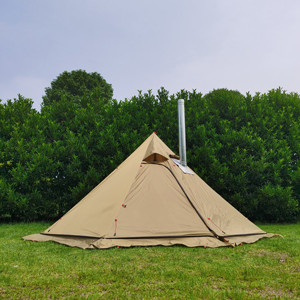 MCETO TX320PRO Ultralight kamp sobası su geçirmez bir kutup Tipi Bushcraft yürüyüş için alüminyum kutup ile sıcak çadır - Product Image 4
