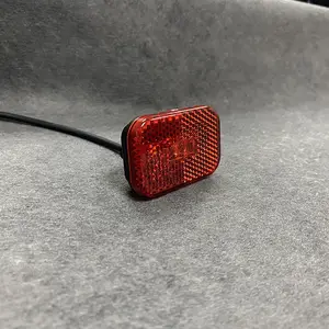 New Arrival ISO6742-1/2 Phê Duyệt Phía Sau An Toàn Ánh Sáng Đèn Hậu Thay Thế Cảnh Báo Tail Light Lamp Cho Điện Kick Scooter