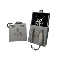 Boîte à bijoux personnalisée avec logo - Emballage en papier pour bagues et bracelets (Commandes en gros économiques)