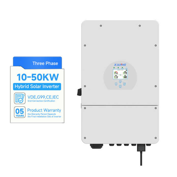 Three Phase 20kw 30kw 50kw Hybrid Home Commerical Solar Panel Inverter ...