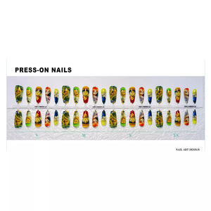 <span class=keywords><strong>Meilleur</strong></span> Prix Remise En Vrac One Piece Animation 2D Porter Des <span class=keywords><strong>Ongles</strong></span> <span class=keywords><strong>Faux</strong></span> <span class=keywords><strong>Ongles</strong></span> Peints À La Main Dessin Animé Style National <span class=keywords><strong>Ongles</strong></span> Artificiels - Product Image 4