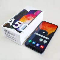 Teléfonos móviles usados originales desbloqueados de alta calidad, teléfonos inteligentes de 64 GB para Samsung A50, celular usado.