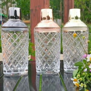 550ml en acier inoxydable <span class=keywords><strong>Boston</strong></span> manuel Cocktail Shaker Set Barmans Usage quotidien Bars Milk <span class=keywords><strong>Tea</strong></span> Shops Featuring Copper Glass Metal - Product Image 1