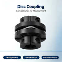 Accouplement à diaphragme en acier inoxydable 304, couple élastique élevé, excellente résistance à la corrosion, compensation de décalage, marque SFS