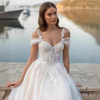 Robe de mariée sirène pour femme, asymétrique, simple, coupe trapèze, petite traîne, grande taille, blanche