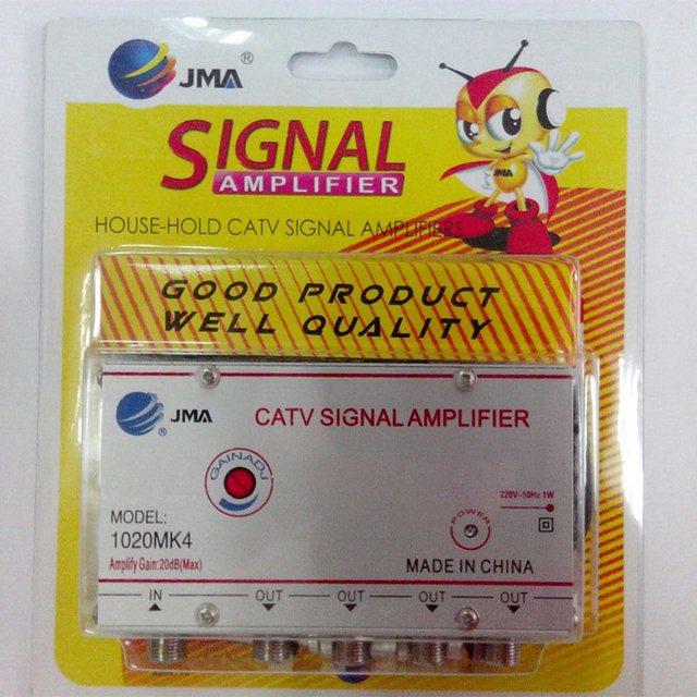 Factory Wholesale 20bd 1020MK4 Signal Amplifier Booster Satellite Signal Amplifier Catv Signal Amplifier