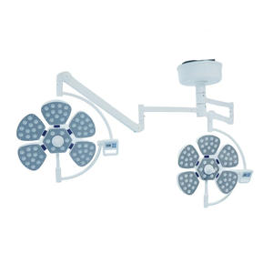 Lampe d'examen sans ombre à double tête en acier OEM IN-103 pour clinique dentaire, lumière murale pour salle d'opération - Product Image 2