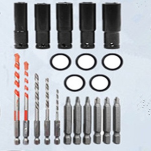 Juego de Herramientas Combinadas Inalámbricas de 21 V, Funciona con Batería <span class=keywords><strong>Makita</strong></span>, Taladro Inalámbrico + <span class=keywords><strong>Llave</strong></span> de <span class=keywords><strong>Impacto</strong></span> + Amoladora Angular de 125 mm - Product Image 3
