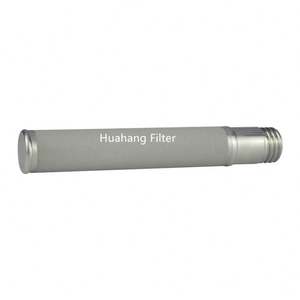 Huahang Supply Durable Lavable En Métal En Acier Inoxydable 304/316 Filtre Fritté Personnalisé Fritté Poudre Filtre Tube Fritté F - Product Image 2
