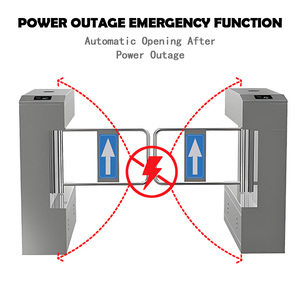Khách sạn đa năng kiểm soát truy cập giải pháp hai chiều QR mã Scanner Swing rào cản turnstiles an toàn hiệu quả truy cập - Product Image 3
