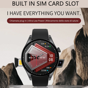 Montre connectée à écran rond, best-seller, avec carte SIM, caméra, suivi du sommeil, rappel d'appel - écran IPS, autonomie de 4 jours, étanche IP65 - Product Image 2
