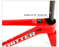 Cadre de Vélo de Route R10 en Fibre de Carbone à Frein à Disque 700C, Cadre de Course Aérodynamique