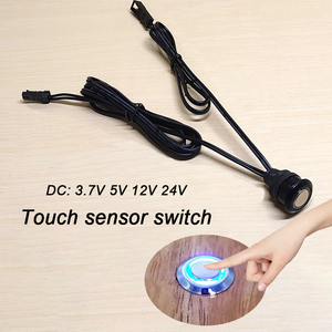 Interruptor Táctil Inductivo de 12V 24V para el Hogar, Sensor de <span class=keywords><strong>Luz</strong></span>, Controlador de Atenuación, Brillo Gradual, IP23, Detección de 1-15cm, <span class=keywords><strong>Luz</strong></span> LED de 12-100W - Product Image 2