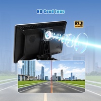 Écran portable 9 pouces IPS avec Carplay, Android Auto, GPS, navigation, caméra de recul pour voiture et camion