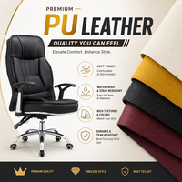Chaise de bureau de direction en cuir moderne et confortable, chaise de bureau pivotante ergonomique pour PDG, ensemble de meubles de luxe