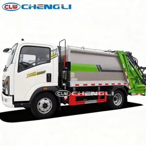 Camión de Basura HOWO de 5.8cbm con Compactador Trasero 4X2 y Control Remoto Inalámbrico - Product Image 2