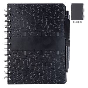 Caractéristiques du cahier à spirale à couverture rigide en pierre PP de haute qualité avec papier de pierre NB027 Cadeaux promotionnels <span class=keywords><strong>La</strong></span> Trobe Stone Paper Notebook - Product Image 3