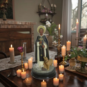 Estatua de San Martín de poliresina personalizable de 8 pulgadas, figurita religiosa hecha a mano 3D para decoraciones de <span class=keywords><strong>Iglesia</strong></span>, Material de resina hecho a mano - Product Image 5