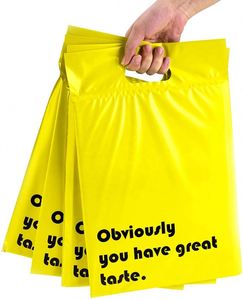 Durable 100% Biodegradable Courier Delivery <b>Bag</b> with Portable Handle <b>Compostable</b> Mailing <b>Bag</b> for Shipping Clothing - Product Image 4