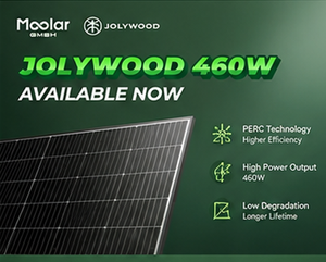 แผงโซลาร์เซลล์ Jolywood JW-HD108N-R2 สีดำทั้งหมด 460W เทคโนโลยี PERC ประสิทธิภาพ 23% อายุการใช้งานยาวนาน มีสินค้าใน EU - Product Image 1