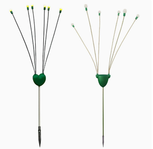 Filet solaire rouge électrique luciole prise de terre nouvelle pelouse LED parc décoration lampe balançoire parc activité lampe - Product Image 4