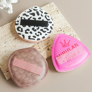 Houppette triangulaire douce en forme de jean pour correcteur et fond de teint, outil de maquillage - Product Image 2