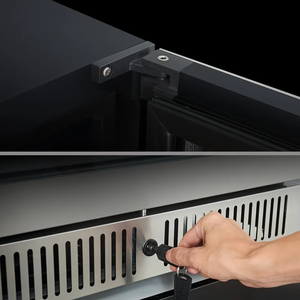 Fenfei 130L 154 canettes refroidisseur de boissons porte unique tiroirs en verre maison bar réfrigérateur - Product Image 6