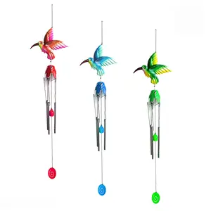 Ветряные колокольчики по заводской цене, металлическая ветряная Колокольчик для птиц, домашний садовый декор