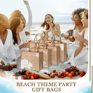Customized Natural and Environmentally Friendly Jute Bag with Large Capacity Shopping Bag - Product Image 3