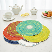 Nouveauté : Sets de table en papier écologiques et modernes de 38 cm de diamètre – Napperons élégants pour restaurants, banquets, fêtes et usage quotidien à la maison